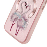 NIMMY · MagSafe-Compatible 3D Embroidered Flamingo Case for iPhone 15 Pro Max · 5