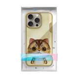NIMMY · 3D Embroidered Eye Detail Cat Design Silicone Case for iPhone 15 Pro Max · 7