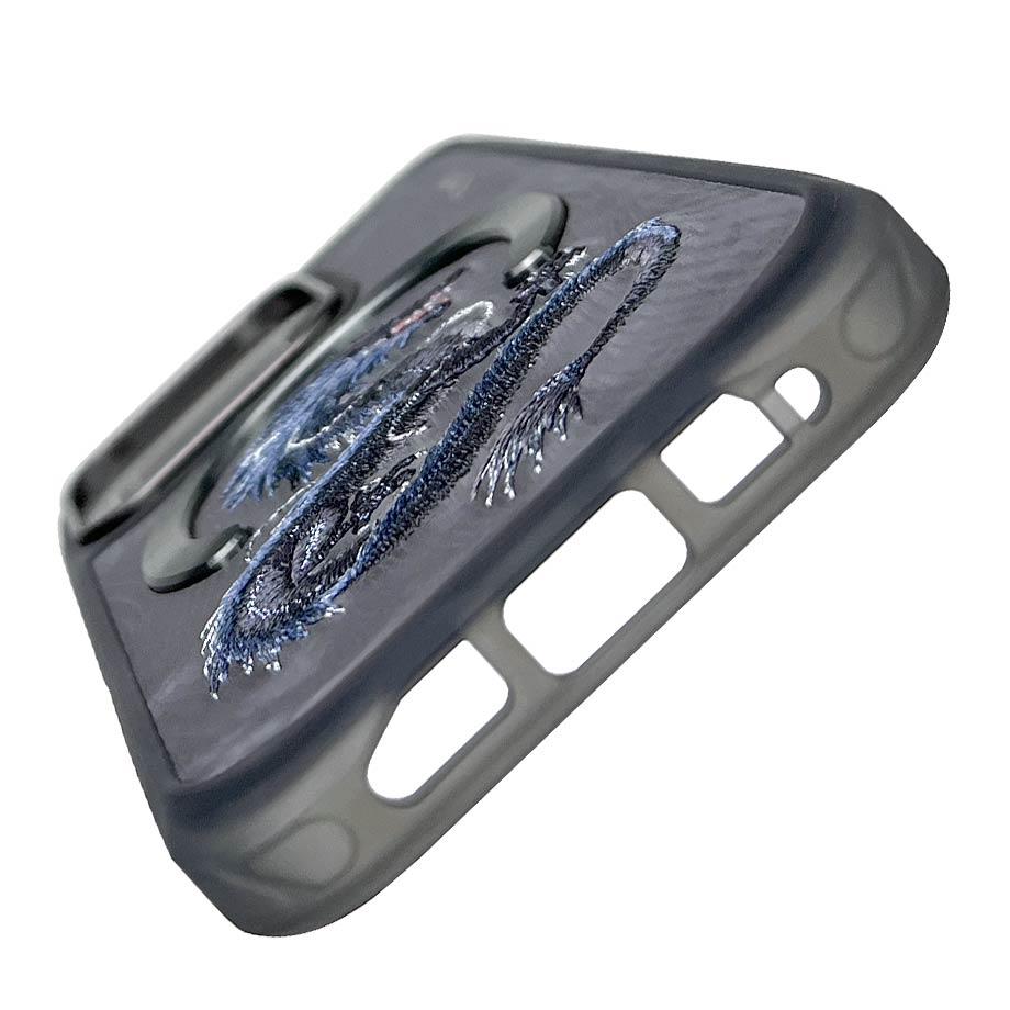 NIMMY · MagSafe-Compatible 3D Embroidered Mavi Dragon Case for iPhone 15 Pro Max · 5