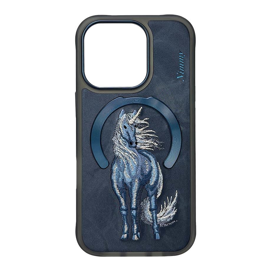 NIMMY · MagSafe-Compatible 3D Embroidered Unicorn Patterned Case for iPhone 15 Pro Max · 2