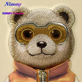 NIMMY iPhone 15 Pro Max · 3D Embroidered Gözlük and Zipper Detail Ayıcık Patterned Silicone Case 2.0 · 7