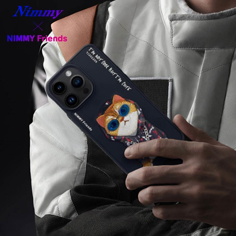 NIMMY · 3D Gözlük and Zincir Aksesuarlı Embroidered Mor Dog Case for iPhone 15 Pro Max · 7