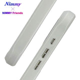 NIMMY 3D Case Embroidery İşleme Kabartmalı Dog Zincir Glasses Detail Silicone for iPhone 15 Pro Max · 4