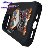 NIMMY · 3D Gözlük and Zincir Aksesuarlı Embroidered Mor Dog Case for iPhone 15 Pro Max · 6