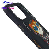 NIMMY · 3D Gözlük and Zincir Aksesuarlı Embroidered Mor Dog Case for iPhone 15 Pro Max · 5