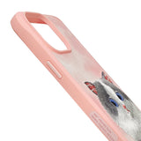 NIMMY 3D Embroidered Cat Kabartmalı Eye Detail Big Eyes Silicone Case for iPhone 15 Pro Max · 3