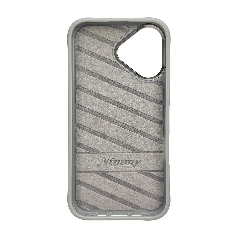 NIMMY 3D Embroidered Gözlük Zincir Aksesuarlı Little Hipster Man Dog Case for iPhone 16 · 4