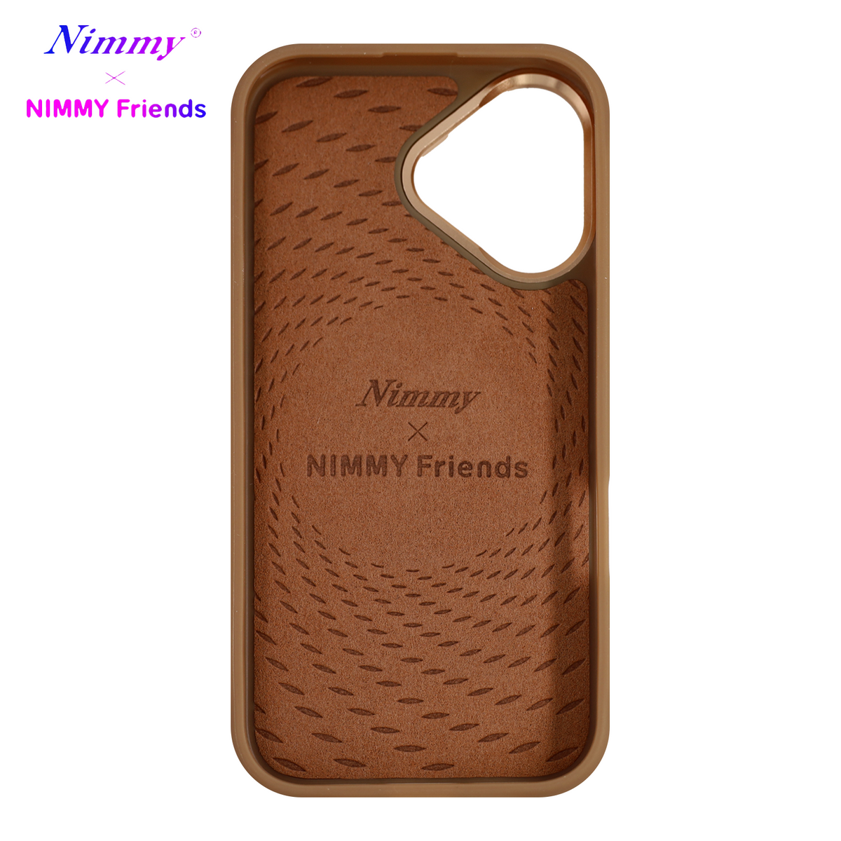 NIMMY · 3D Embroidered and Kabartmalı Gözlük Zipper Detail Cool Cute Ayıcık Case 2.0 for iPhone 16 · 4