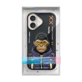 NIMMY · Embroidered Kabartmalı Gözlük and Fermuar Gorilla Patterned Case 2.0 for iPhone 16 · 8
