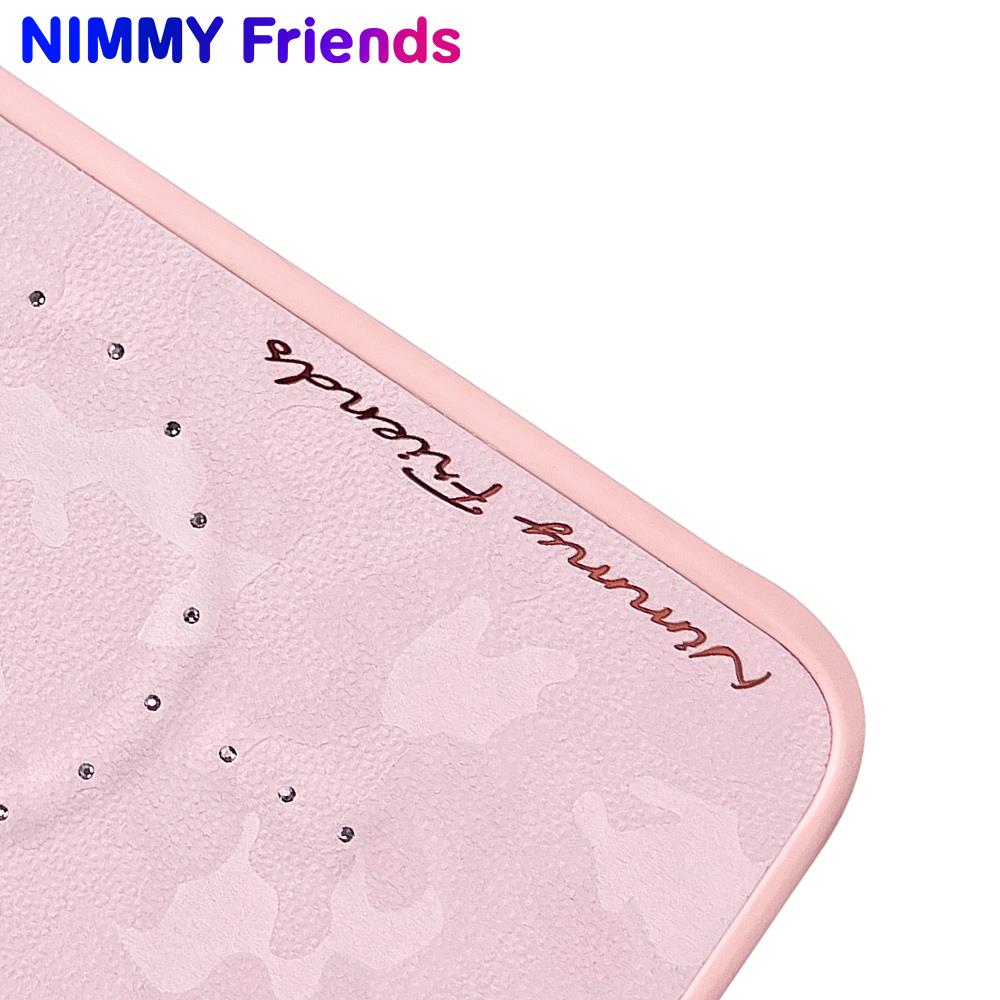 NIMMY · MagSafe-Compatible Magnetic Fashion Stone Pembe Case for iPhone 16 · 4