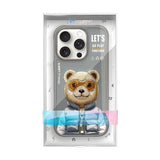 NIMMY · 3D Embroidered Fermuarlı Mont and Gözlük Ayıcık Case 2.0 for iPhone 16 Pro · 8