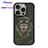 NIMMY · 3D Faux Leather Üstüne Embroidered Kurt Patterned Silicone Case 2.0 for iPhone 16 Pro · 1