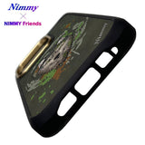NIMMY · 3D Faux Leather Üstüne Embroidered Kurt Patterned Silicone Case 2.0 for iPhone 16 Pro · 7