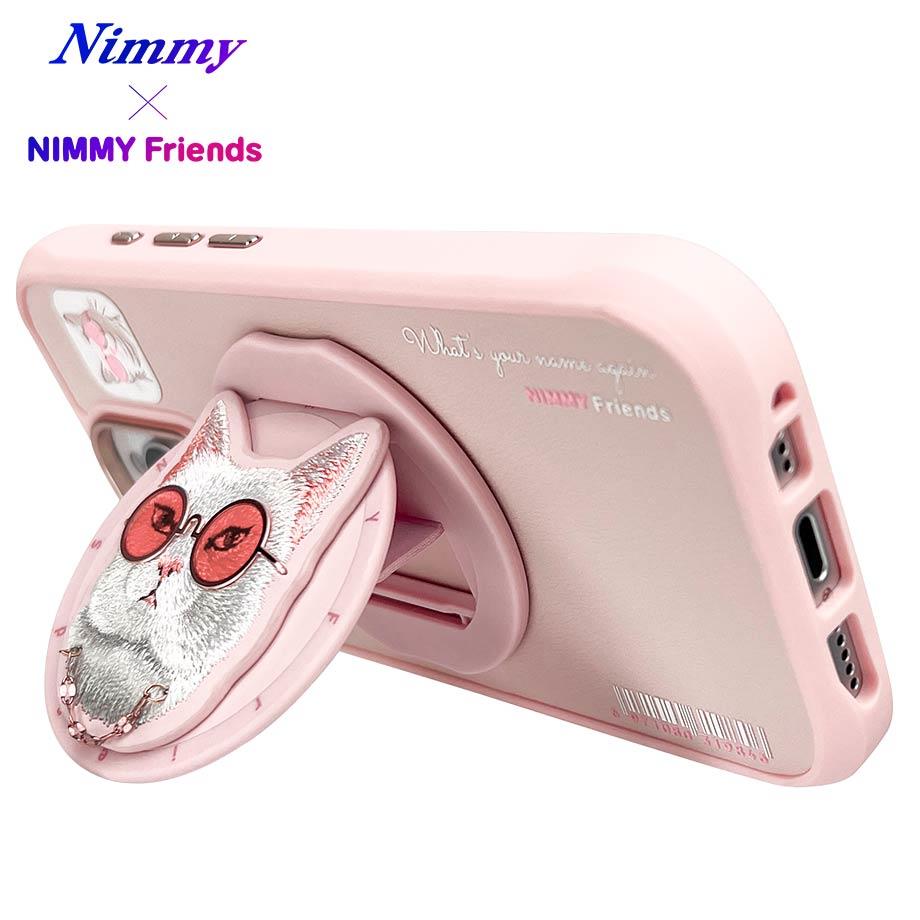 NIMMY 3D Pop Socket Aparatlı Embroidered Cat Figürlü Premium Case 2.0 for iPhone 16 Pro · 4