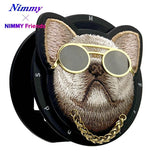 NIMMY Premium 3D Gözlük and Zincir Detail Embroidered Dog Case 2.0 for iPhone 16 Pro · 4