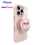 NIMMY 3D Pop Socket Aparatlı Embroidered Cat Figürlü Premium Case 2.0 for iPhone 16 Pro · 2