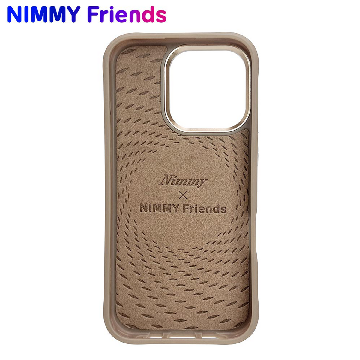 NIMMY 3D Interchangeable MagSafe Stand Embroidered Fermuarlı Ayıcık Aksesuar Case for iPhone 16 Pro Max · 3