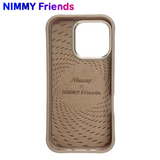 NIMMY 3D Interchangeable MagSafe Stand Embroidered Fermuarlı Ayıcık Aksesuar Case for iPhone 16 Pro Max · 3