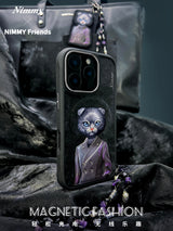 NIMMY · MagSafe-Compatible 3D Embroidered Magnetic Fashion Mavi Cat Case for iPhone 16 Pro Max · 5