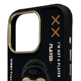 NIMMY · 3D Embroidery Fermuar Mont Decorated Gorilla Patterned Silicone Case 2.0 for iPhone 16 Pro Max · 2