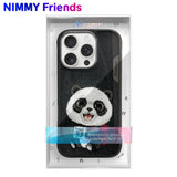 NIMMY · 3D Embroidered Eye Detail Panda Design Silicone Case for iPhone 16 Pro Max · 5