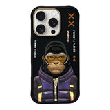 NIMMY · 3D Embroidery Fermuar Mont Decorated Gorilla Patterned Silicone Case 2.0 for iPhone 16 Pro Max · 1