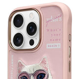 NIMMY · 3D Embroidered Catcik Patterned Silicone Case 2.0 for iPhone 16 Pro Max · 3
