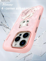 NIMMY · MagSafe-Compatible 3D Embroidered Magnetic Fashion Beyaz Cat Case for iPhone 16 Pro Max · 2