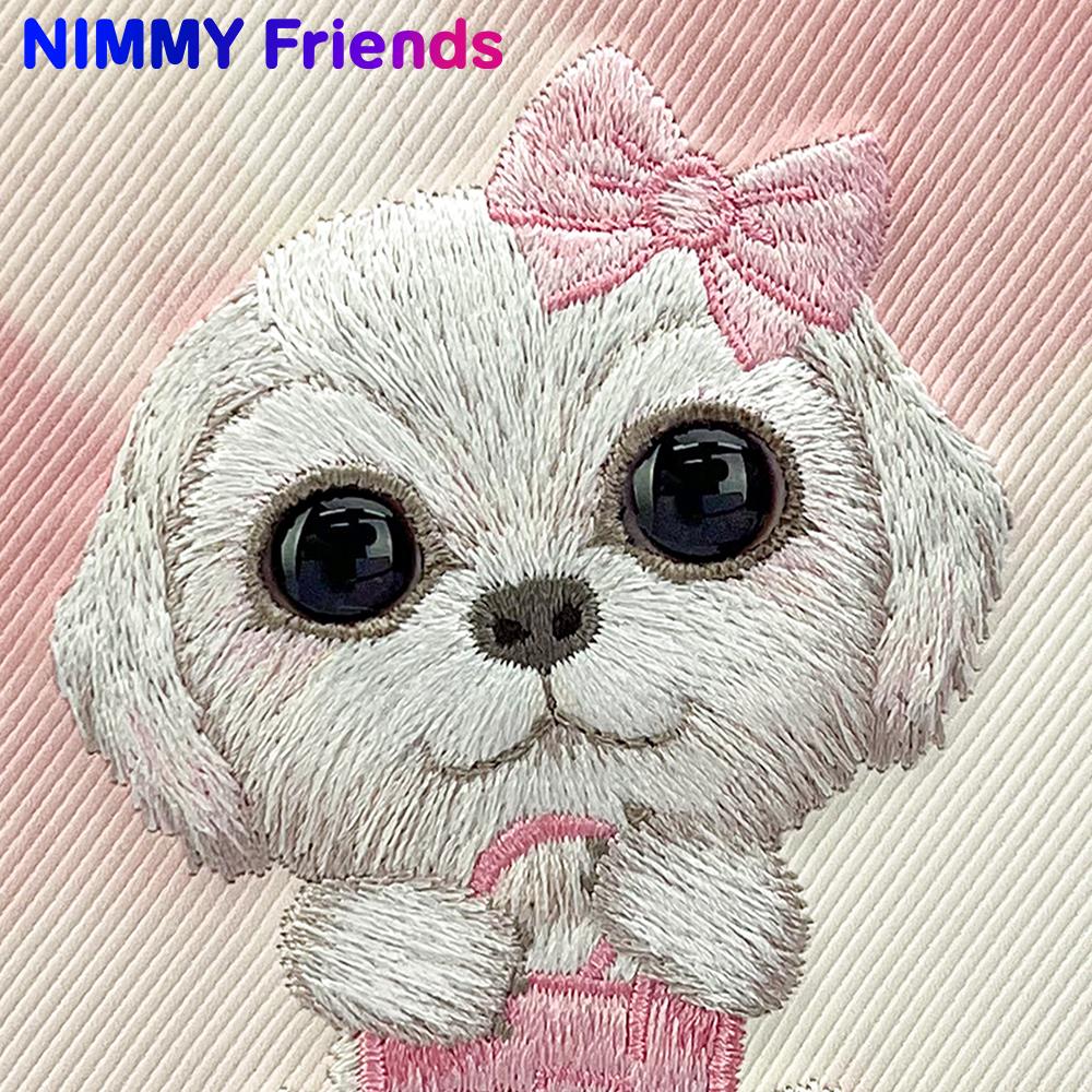 NIMMY · 3D Embroidered Eye Detail Dog Design Silicone Case for iPhone 16 Pro Max · 4