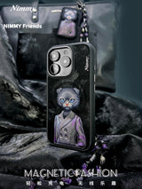 NIMMY · MagSafe-Compatible 3D Embroidered Magnetic Fashion Mavi Cat Case for iPhone 16 Pro Max · 6