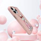 NIMMY · 3D Embroidered Zincir and Glasses Detail Cat Silicone Case for iPhone 16 Pro Max · 4