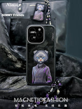NIMMY · MagSafe-Compatible 3D Embroidered Magnetic Fashion Mavi Cat Case for iPhone 16 Pro Max · 4