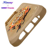 NIMMY · 3D Faux Leather Üstüne Embroidered Kaplan Patterned Case 2.0 for iPhone 16 Pro Max · 6