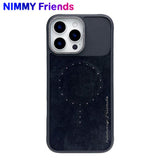NIMMY MagSafe-Compatible Magnetic Fashion Stone Lüks Case, Magnetic Kapak for iPhone 16 Pro Max · 1