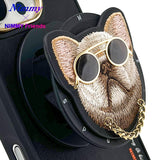 NIMMY Premium 3D Gözlük and Zincir Detail Embroidered Dog Case 2.0 for iPhone 16 Pro Max · 6