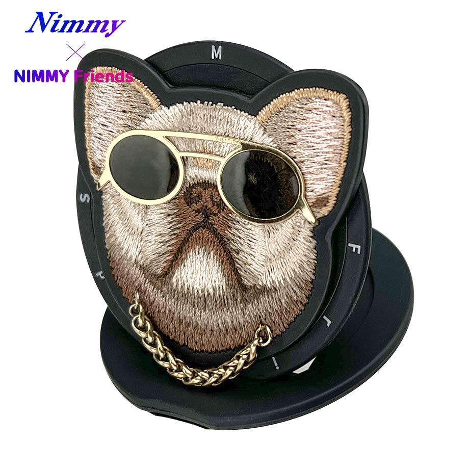 NIMMY Premium 3D Gözlük and Zincir Detail Embroidered Dog Case 2.0 for iPhone 16 Pro Max · 4