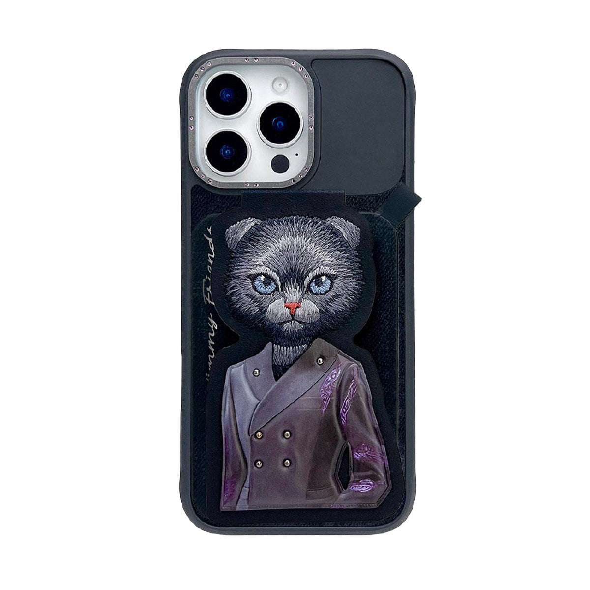 NIMMY · MagSafe-Compatible Siyah Cat Design Card Holder Case - N-CXMC-KTHZ for iPhone 16 Pro Max · 1