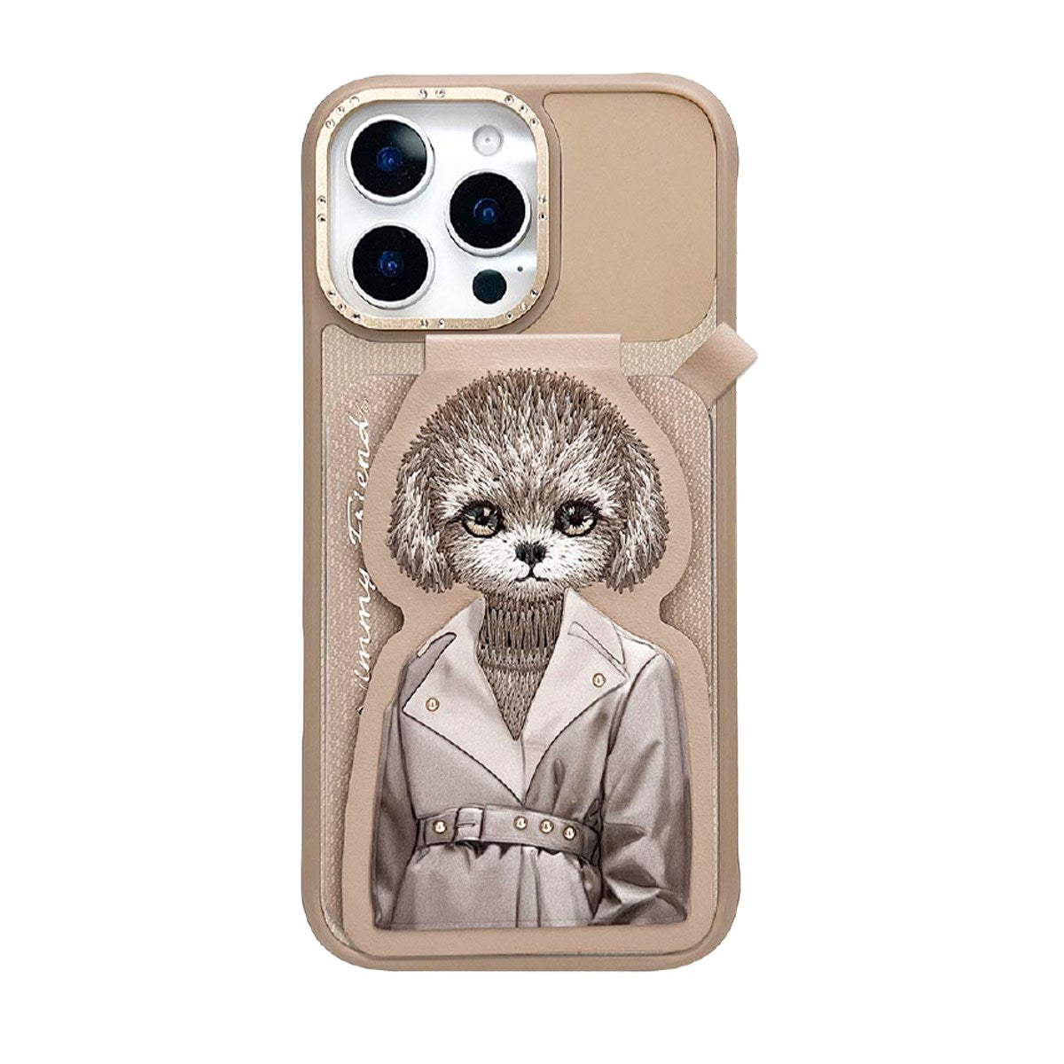 NIMMY · MagSafe-Compatible Kahve Cat Design Card Holder Case - N-CXMC-KTHZ for iPhone 16 Pro Max · 1