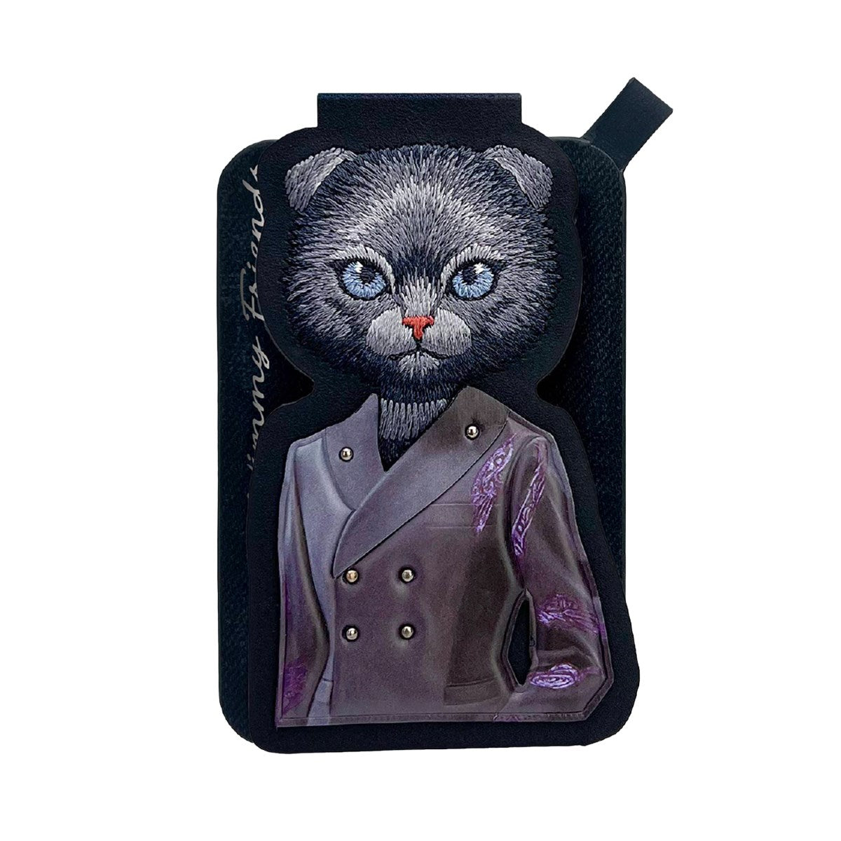 NIMMY · MagSafe-Compatible Siyah Cat Design Card Holder Case - N-CXMC-KTHZ for iPhone 16 Pro Max · 2