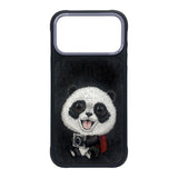 NIMMY 3D Göz Embroidered Kabartmalı Panda New Big Eyes Case for iPhone 17 Pro Max / iPhone 18 Pro Max · 2