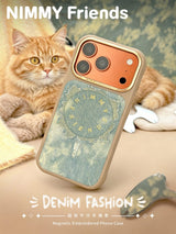 NIMMY MagSafe-Compatible Denim Metal Buttons Nimmy Case for iPhone 17 Pro Max / iPhone 18 Pro Max · 1
