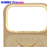 NİMMY MagSafe-Compatible Pearl Necklace 3D Cat Embroidered N-XYSS Phone Case for iPhone 17 Pro Max · 2