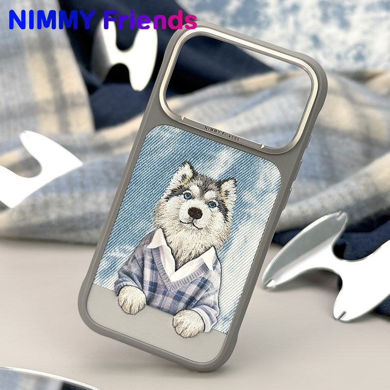 NİMMY MagSafe-Compatible 3D Dog Embroidered N-YSMC Phone Case for iPhone 17 Pro Max · 5