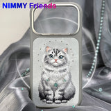 NİMMY MagSafe-Compatible Pearl Necklace 3D Cat Embroidered N-XYSS Phone Case for iPhone 17 Pro Max · 5