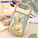 NİMMY MagSafe-Compatible 3D Dog Embroidered N-YSMC Phone Case for iPhone 17 Pro Max · 5