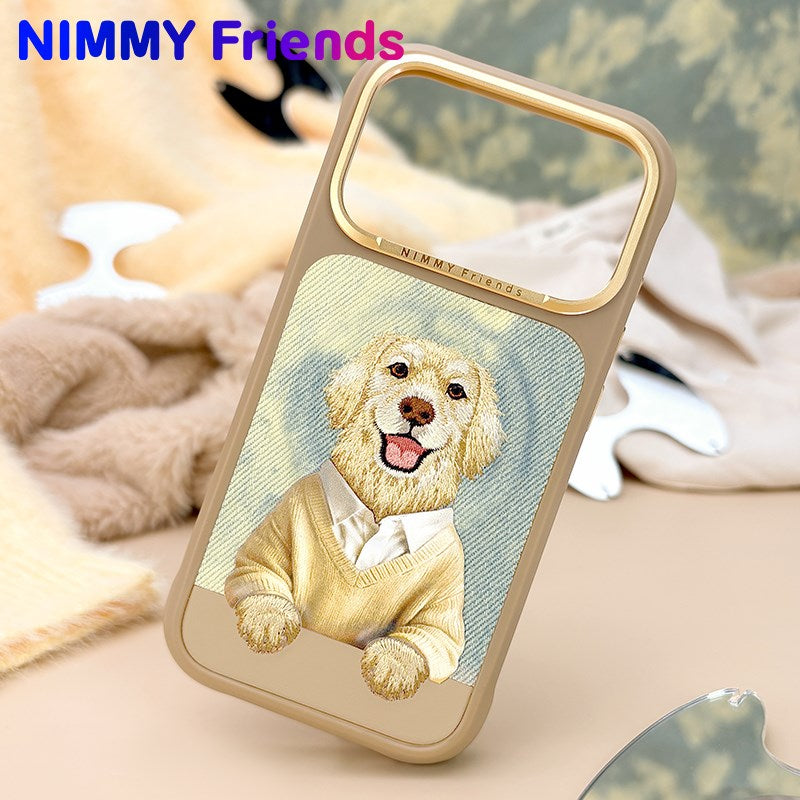 NİMMY MagSafe-Compatible 3D Dog Embroidered N-YSMC Phone Case for iPhone 17 Pro Max · 5