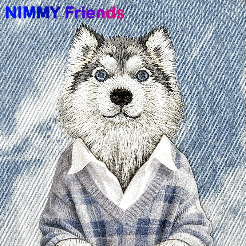NİMMY MagSafe-Compatible 3D Dog Embroidered N-YSMC Phone Case for iPhone 17 Pro Max · 2