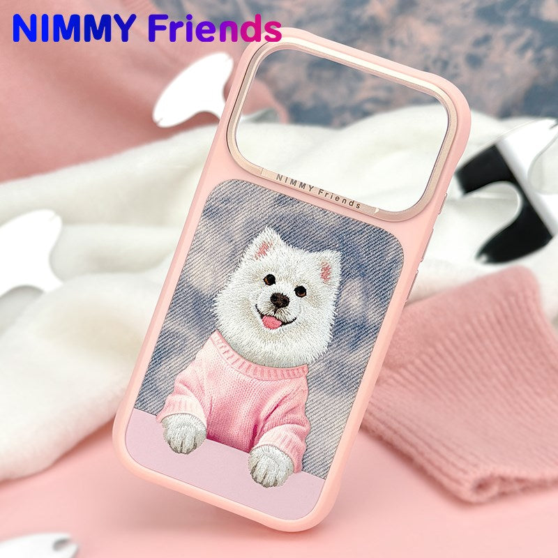 NİMMY MagSafe-Compatible 3D Dog Embroidered N-YSMC Phone Case for iPhone 17 Pro Max · 5