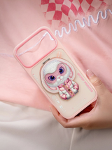 NIMMY MagSafe-Compatible Pembe Tavşan Aparatlı Cool And Cute 2.0 Phone Case for iPhone 17 Pro Max / iPhone 18 Pro Max · 2