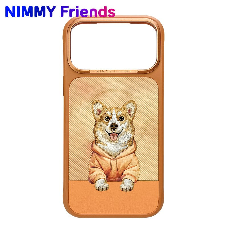 NİMMY MagSafe-Compatible 3D Dog Embroidered N-YSMC Phone Case for iPhone 17 Pro Max · 1